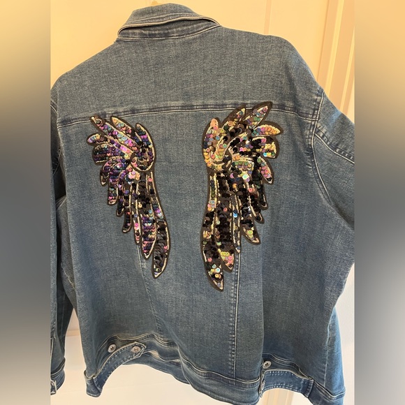 Jean angel wing jacket - Picture 4 of 7